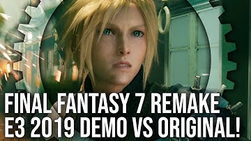 Final Fantasy 7 Remake: E3 2019 Demo vs Original Graphics Comparison!