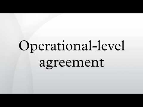 Video: Wie schreibt man ein Operational Level Agreement?