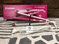 Kemei KM-1291 Professional 3in1 straightener Curler Crimper- Unbox & Tutorial