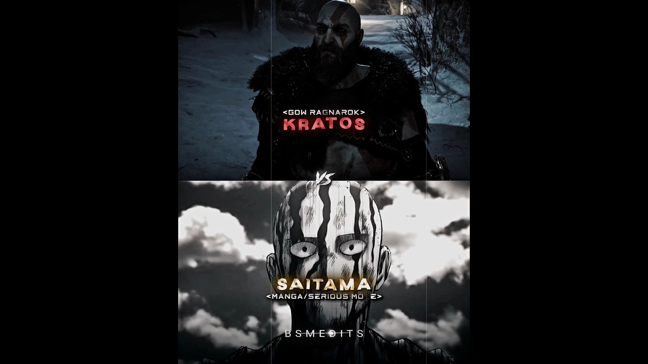 Kratos vs Saitama(Manga)