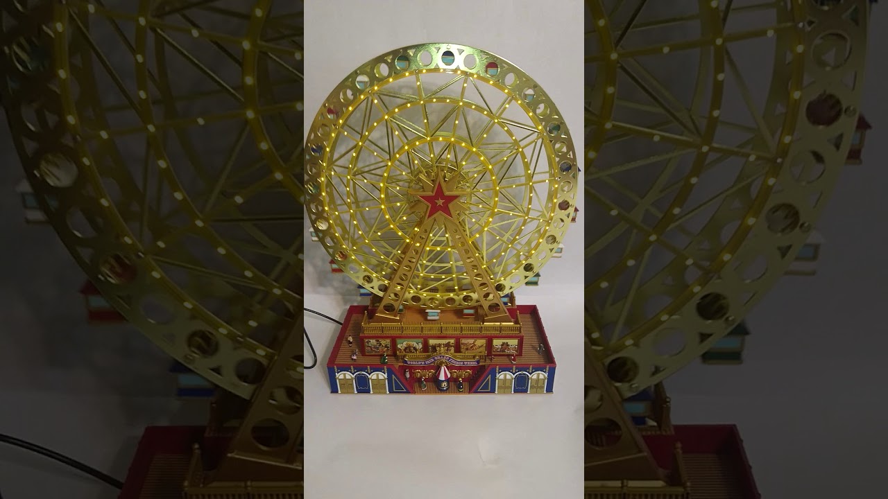 Mr Christmas World's fair 75th anniversary ferris wheel - YouTube