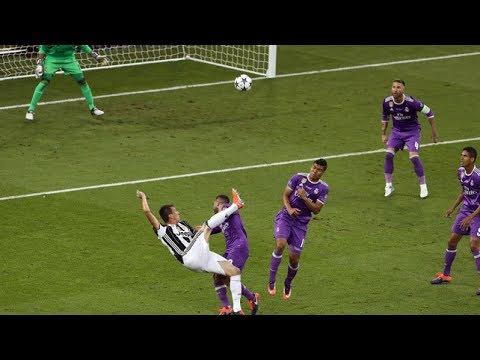 GOL IN ROVESCIATA DI MANDŽUKIĆ ● Juventus-Real Madrid ● Champions League 2016/2017 HD