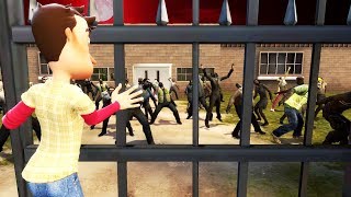 We Found an Abandoned Building but it was Infested With a Zombie Outbreak in Gmod (Garry's Mod)