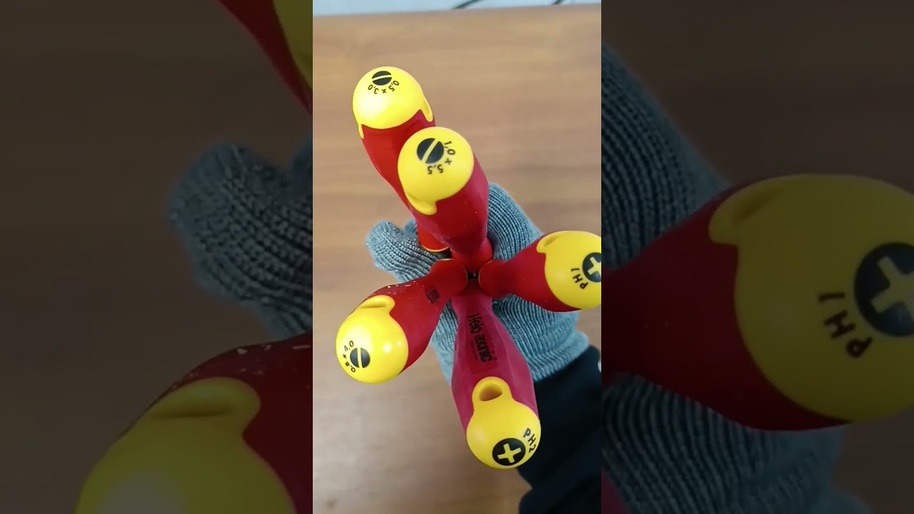 Набор диэлектрических отверток Felo SL/PH E-Slim Ergonic, 