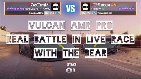 【CSR2】Vulcan AMR Pro, Real Battle with "The Bear"