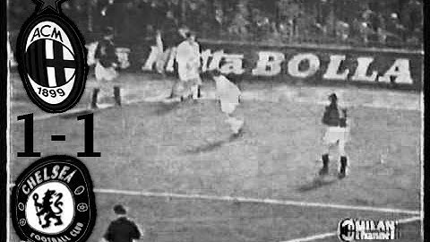1965-1966 - AC Milan vs chelsea FC (1-1) inter-Cities Fairs Cup - All Goals - March 02 1966