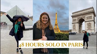48 Hours in Paris Solo Travelling | The Eiffel Tower, Paris viewpoints, a boat trip \& MORE.