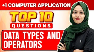 +1 Christmas Exam | CA | Data Types And Operators | Important 10 Questions | Exam Winner