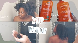 Natural Hair Wash Routine Using Cantu Sulfate-Free Products