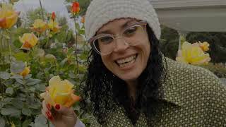 Reggie Bugmuncher at the World Peace Rose Garden at the State Capitol in Sacramento