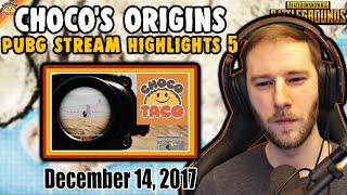 chocoTaco's Origins: PUBG Stream Highlights 5 from December 14, 2017 | PUBG Miramar Solos
