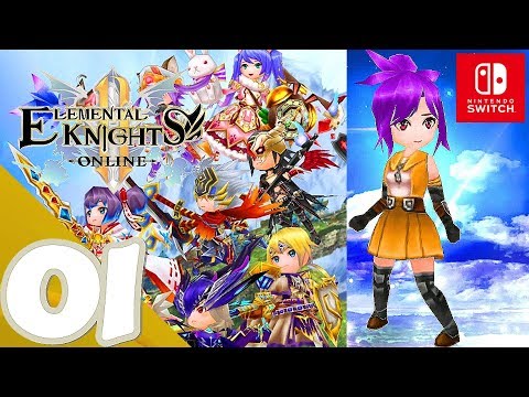 Elemental Knights R [MMORPG] [Switch] - Gameplay Walkthrough Part 1 Prologue - No Commentary