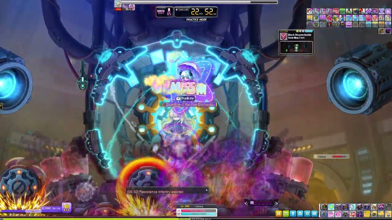 [GMS Kronos] Lv289 Battle Mage Extreme Lotus solo