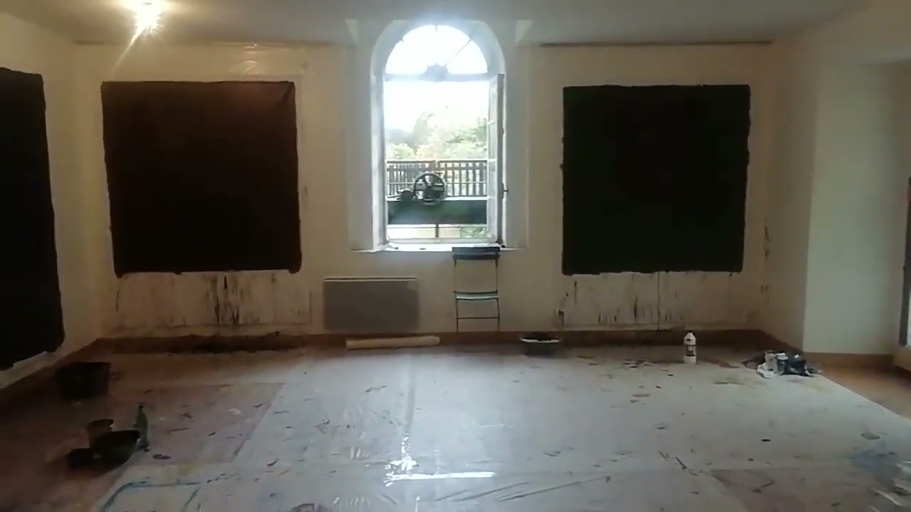 Iván de la Rionda, artiste peintre, atelier Moulin de le faou, Bretagna Francaise