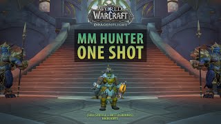 MM Hunter 1 Shot WoW Dragonflight Highlights (Lone Wolf Build) - WOW PVP - Tigastite