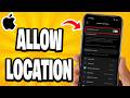 How To Allow Location On iPhone