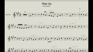 Yves Larock - Rise Up  (Sheet music for Saxophone Alto) House music for Sax