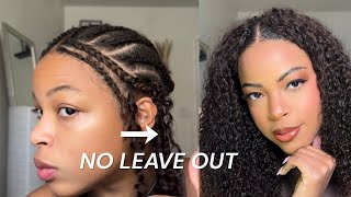 EASY HAIR TUTORIAL | NO LEAVE OUT | FEATHER CROCHET | DIY