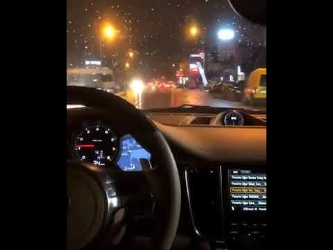 Araba snapleri - Araba snap - Yağmurlu Gece Gezmesi İnsta Hikaye Porsche