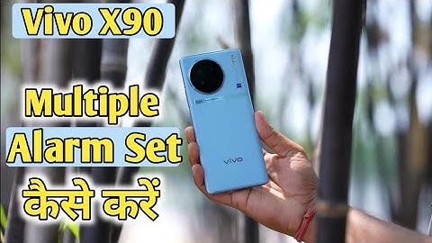 How to Set Alarm in Vivo X90 | Vivo X90 Mai Alarm Kaise Lagayen |