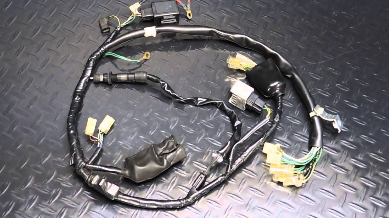 ホンダ エイプ50 純正 メインハーネスはこんな感じです。 - YouTube