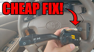 How to Replace a Turn Signal/ Headlight Switch for Cheap | Blinker Diagnosis (97-01 Toyota Camry)
