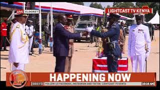 PRESIDENT RUTO AWARDS BEST KDF RECRUITS AT THEIR PASSOUT PARADE IN ELDORET