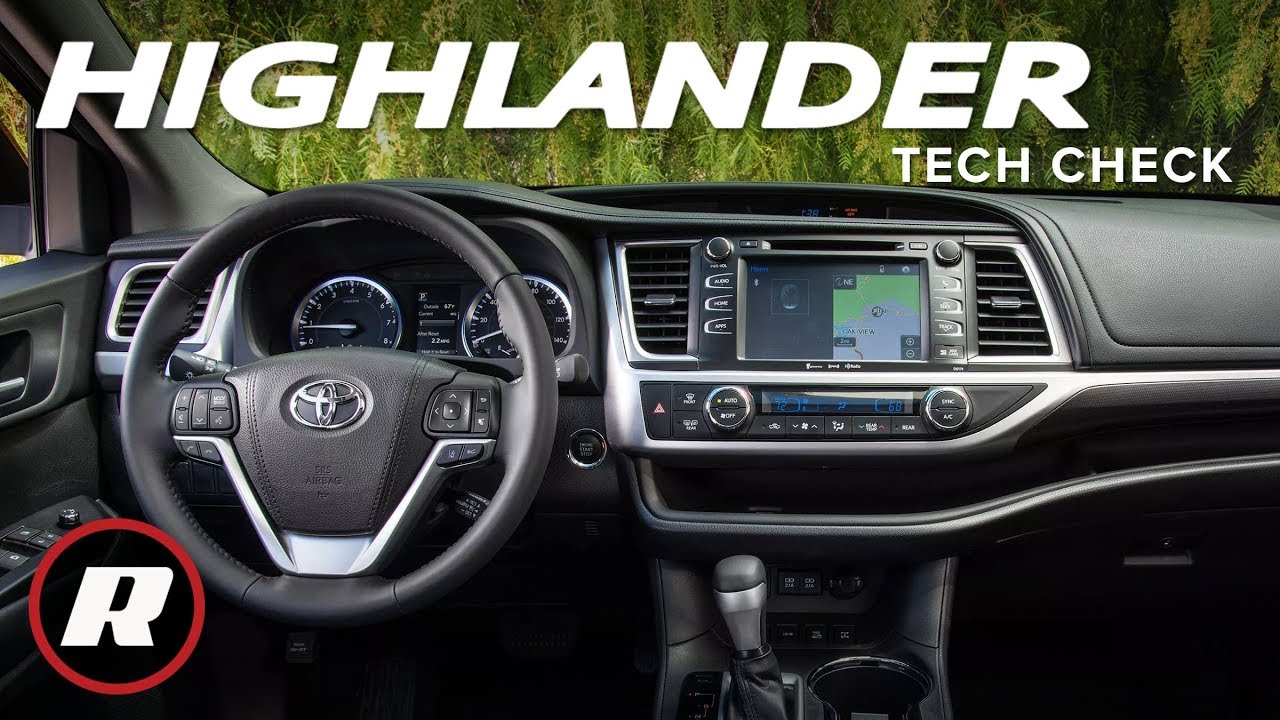 Tech Check 2019 Toyota Highlander’s Entune system is