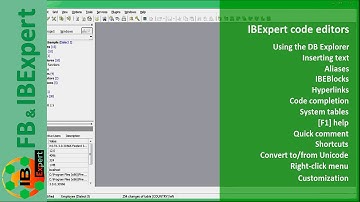 Tutorial 9: SQL code editors