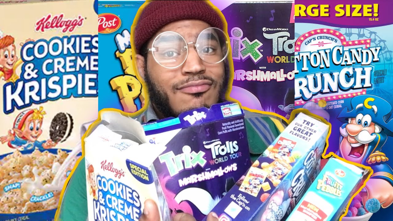Trying Weird Cereals For The First Time ‼️ Youtube 