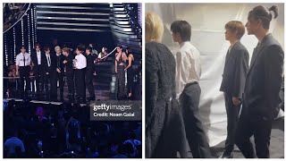 [FANCAM] Stray Kids winning Best Kpop at The VMAs + backstage