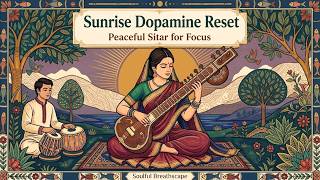Sunrise Dopamine Reset ☀️ Peaceful Sitar Music for Focus, Calm & Mindfulness screenshot 3