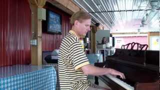 Frederick Hodges 4.|MAPLE LEAF RAG|Central PA Ragtime Festival|July 21 2012|Street Piano