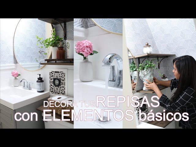 16 magníficas ideas con estantes y estanterías para baños pequeños (incluye  un vídeo de un baño pequeño perfecto)