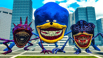 EVOLUTION OF NEW SONIC VS PICKY PIGGY SMILING CRITTERS POPPY PLAYTIME CHAPTER 3 In Garry