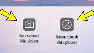 Remove Learn About This Picture From Windows 11 /10 Desktop - How To Get Rid of This Annoying icon ✅ Remove Learn About This Picture From Windows 11 /10 Desktop - How To Get Rid of This Annoying icon ✅