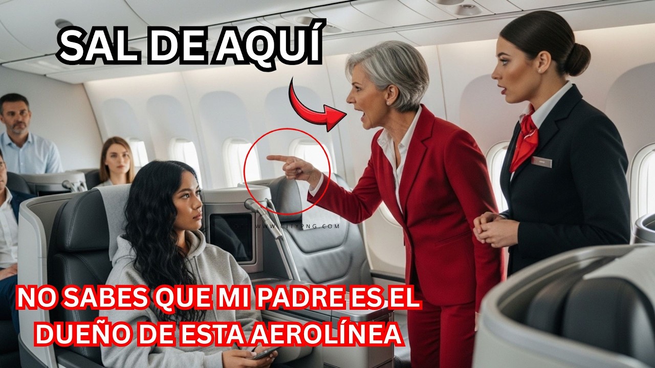 Una madre negra fue objeto de burlas en clase ejecutiva, y luego la entrada de un director ej...