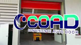 high speed door coad-series with loop sensor for convenience
