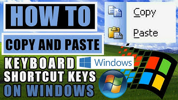 HOW TO COPY AND PASTE SHORTCUT KEYS USING KEYBOARD IN DIFFERENT WAYS ON WINDOWS 2021!!