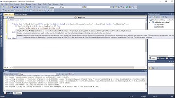 Validate Textbox to accept only numbers in vb. net 2010
