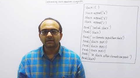 Implementation of Stack in Python Using Lists