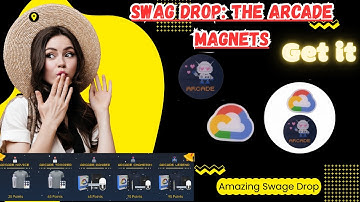 Swag Drop: The Arcade Magnets In Google Cloud Season 2 #arcadegame #arcade #swags #goodies #google .