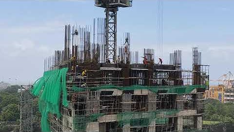 Rebar, Scaffolding, Framing & Bracing Installation at Construction/Building #High Rise Construction