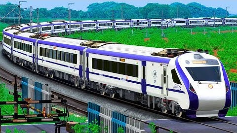 Train High Speed Crossing in Railway Gate | BUMPY RAILROAD | Train Simulator | Railwork | NTG GAMING