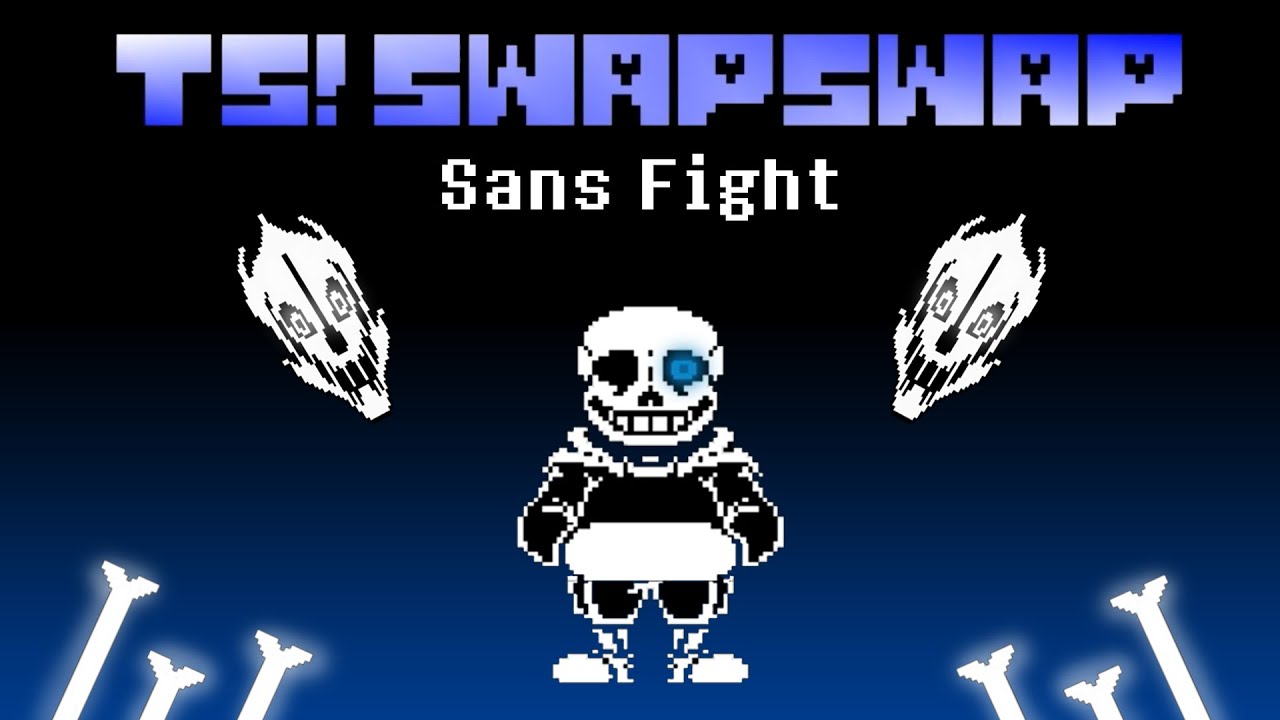 Ts Swapswap Sans Battle Undertale Fangame Youtube - team switched underswap sans roblox