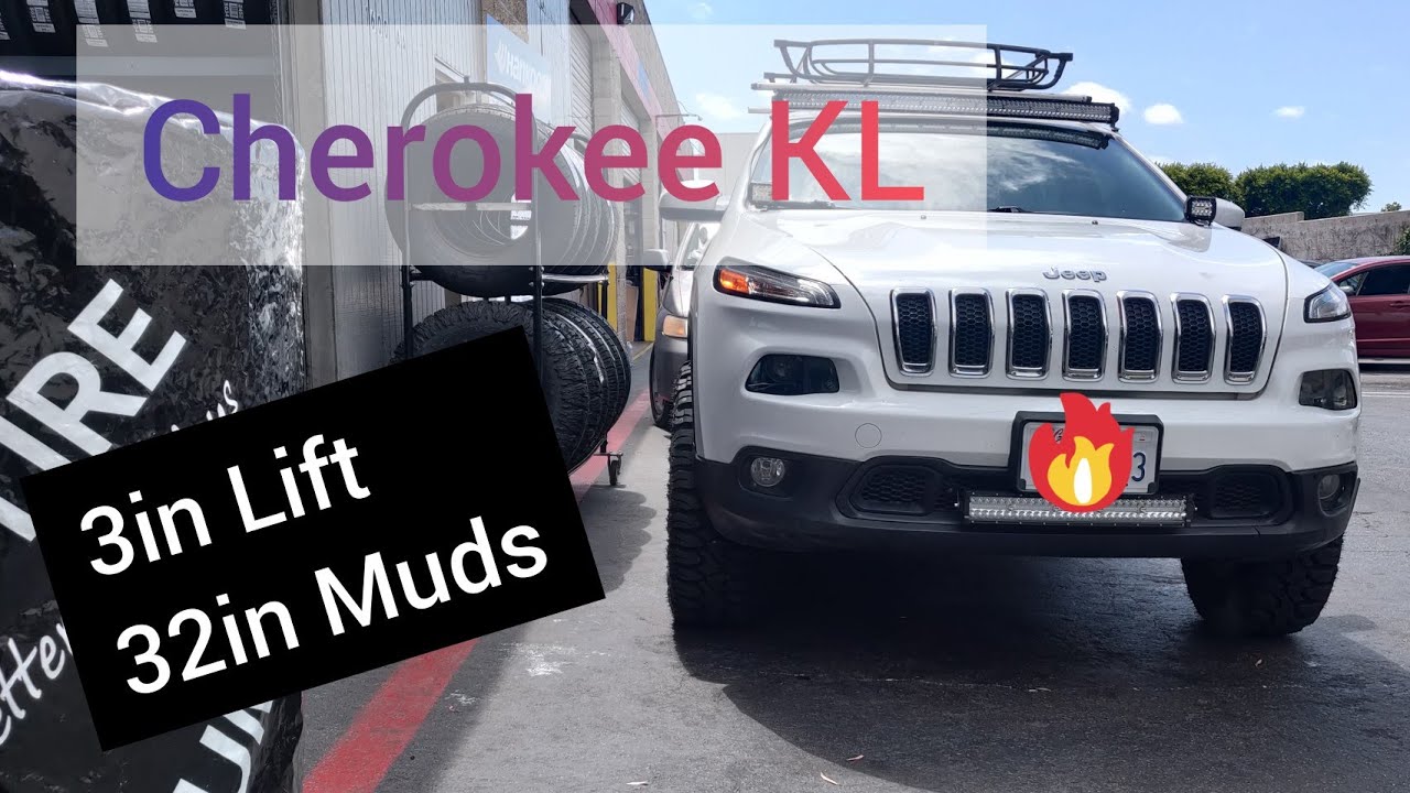 Cherokee KL Lift Kit on 32s / The Tire Garage TV Ep46 YouTube