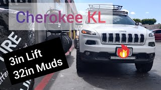 Cherokee KL Lift Kit on 32s / The Tire Garage TV Ep46 Jeep Kl Lift Kit
