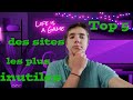 Noxan  top 5 des sites les plus inutiles 