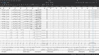 Blueshift - jazz band composition in MUSESCORE 4