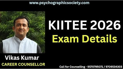 All About KIITEE 2026 ✅ | Registration Fee, Syllabus, Exam Pattern, Exam Date | Vikas Kumar Sir